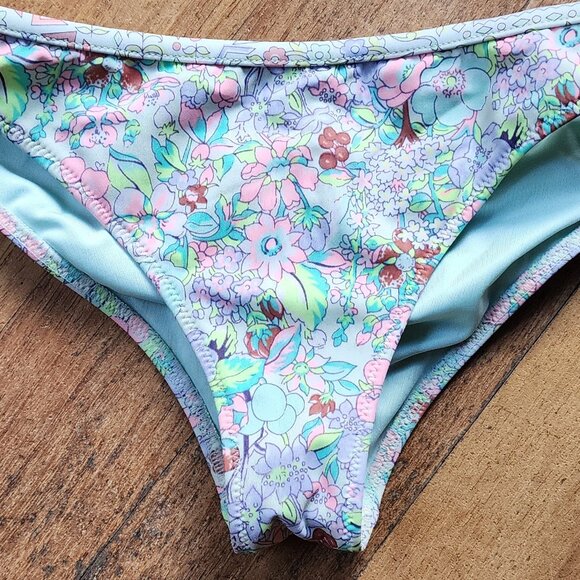 Victoria's Secret "The Cheeky" Floral Bikini Bottom Size Small - Picture 3 of 10